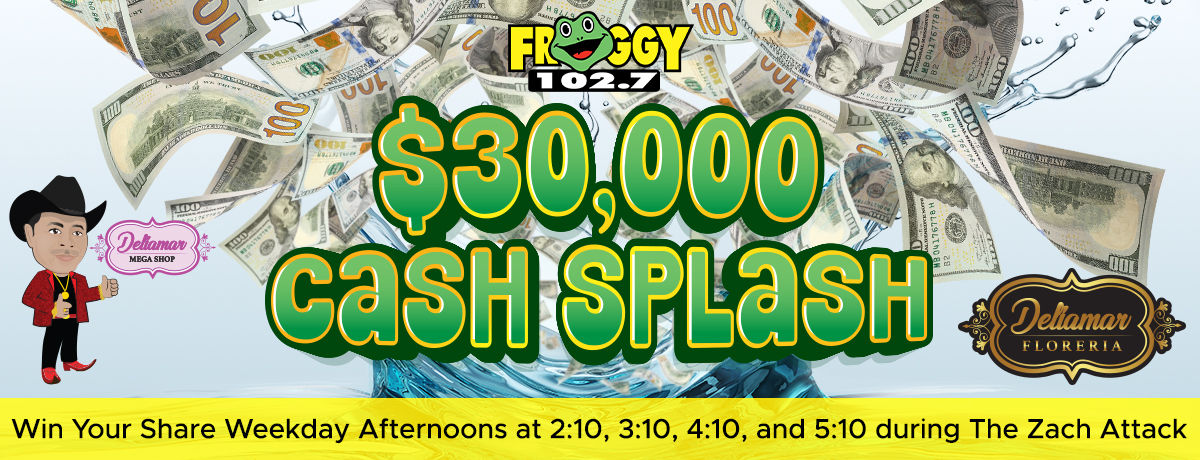 Spring Into Cash Spring Into Cash with $30,000 from Froggy - Froggy 102.7 - The Most Variety